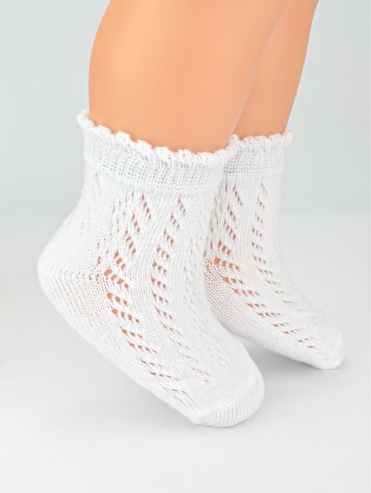 Skarpetki ażurowe niemowlęce 27/30