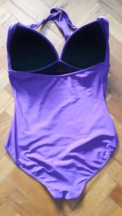 Fioletowy strój kąpielowy XL