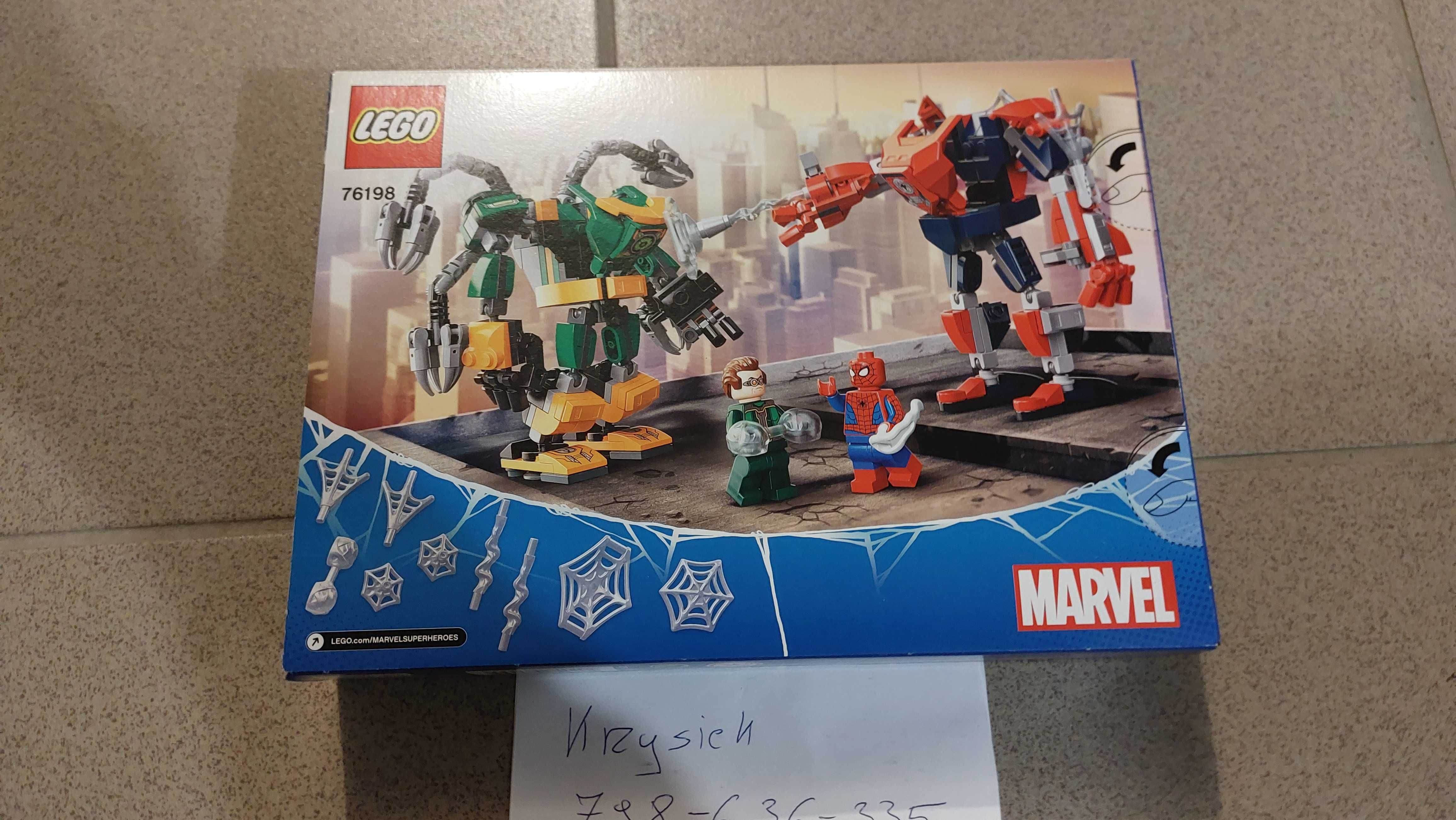 LEGO 76198 - Bitwa mechów Spider-Mana i Doktora , nowe
