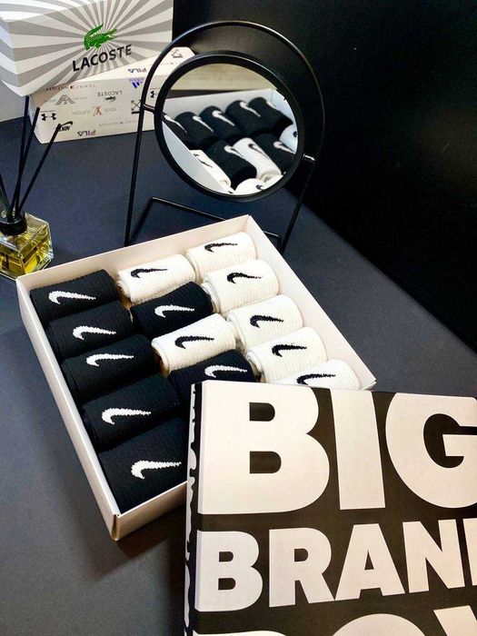 12 пар - 250грн Носки Найк/Шкарпетки Nike | Високі Шкарпетки |