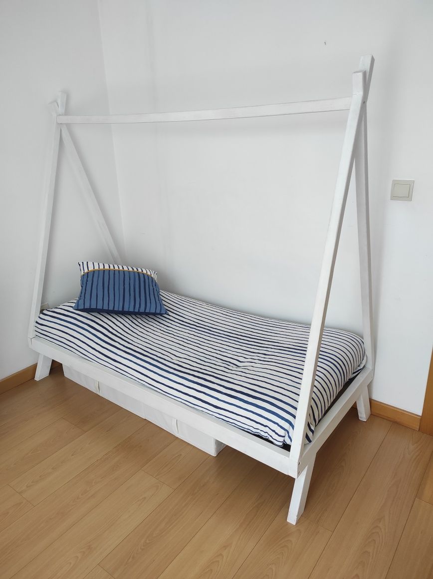 Cama Tipi com colchão