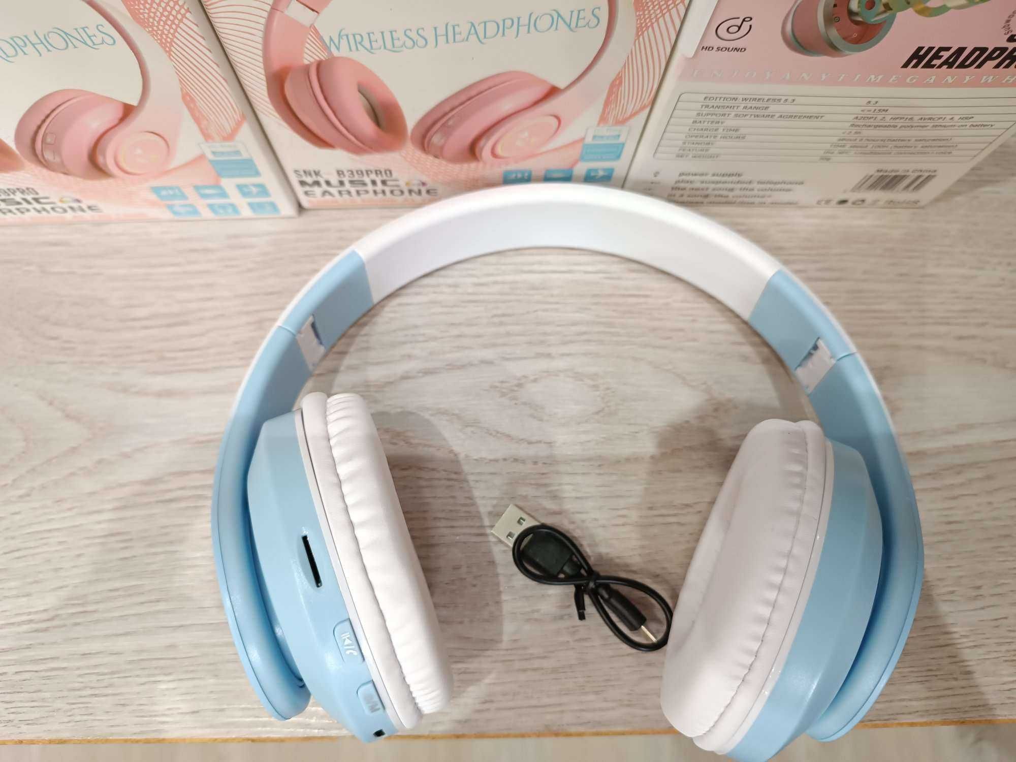 Навушкники Bluetooth SNK-B39PRO music earphone, блютуз наушники