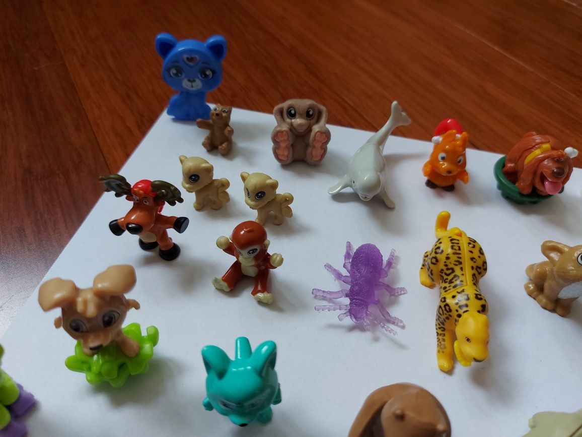 Figurki zwierzątek, 32szt,  z Kinder niespodzianki
