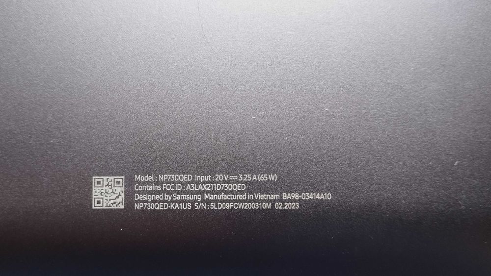 Samsung Galaxy book 2 pro np730qed