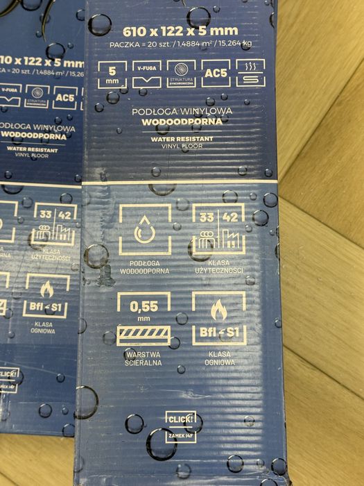 Panele winylowe jodełka weninger aquatus dąb pasadena