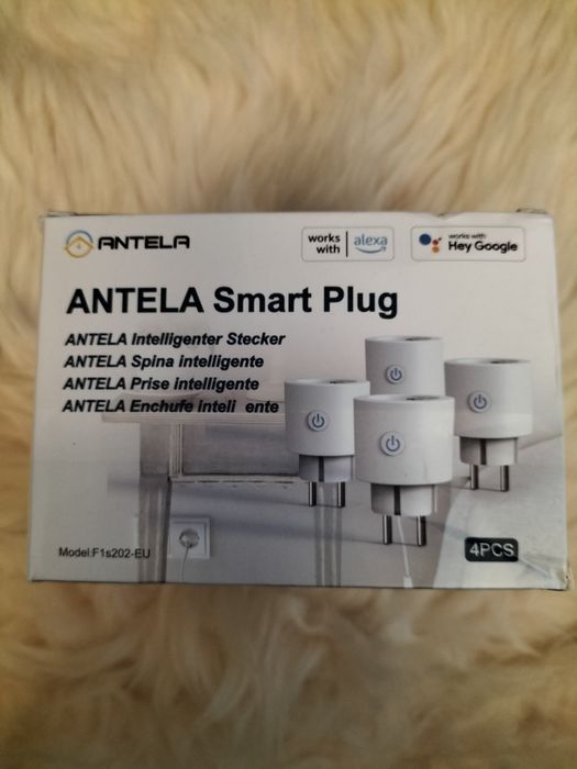 Gniazdo antela WiFi smart wtyczka kompatybilne z Alexa, Asystentem Goo