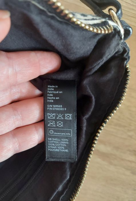 Torebka kopertòwka boho frędzle H&M