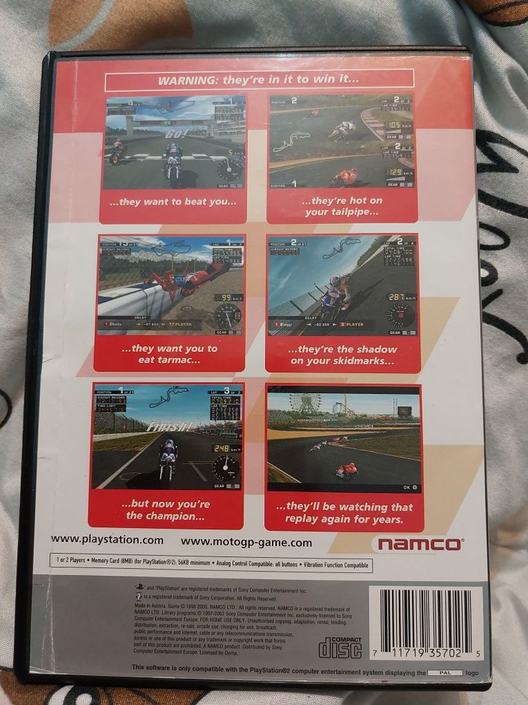 Gra MotoGP playstation 2
