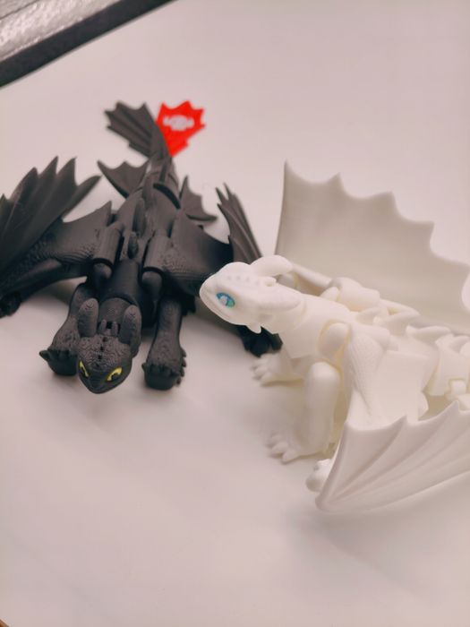 Пара Нічна та Дневна Фурія / Беззубик / подарунок / рухливі іграшки