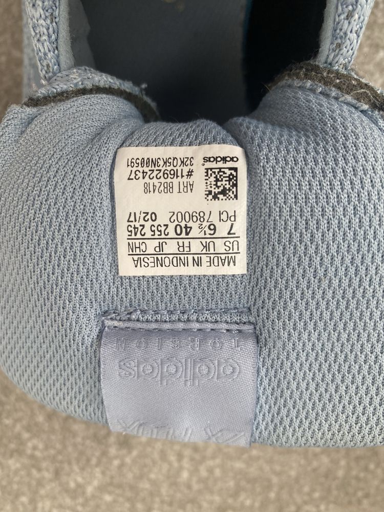 Adidas zx flux niebieskie szare 40