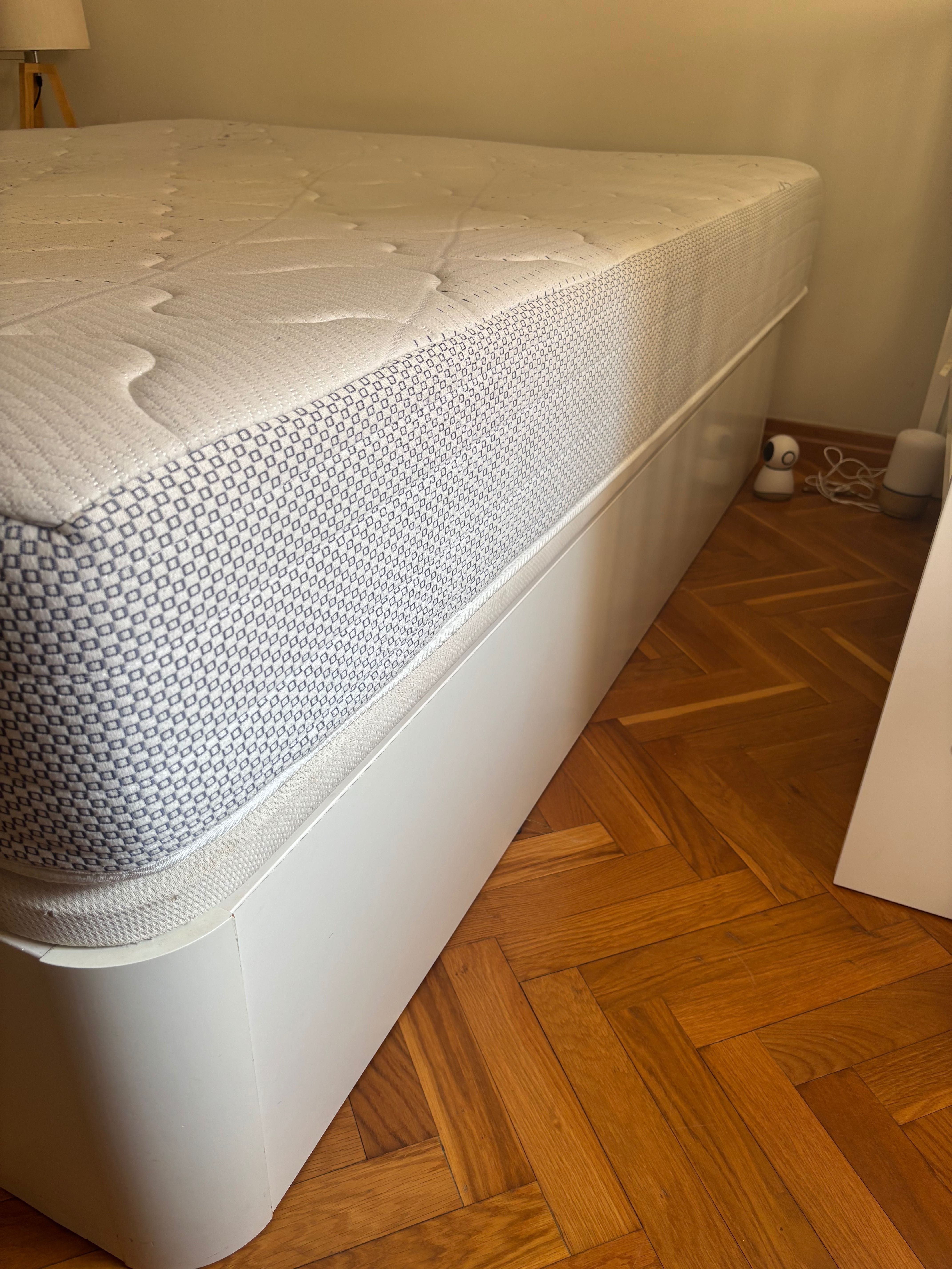 Sommier com arrumação branco