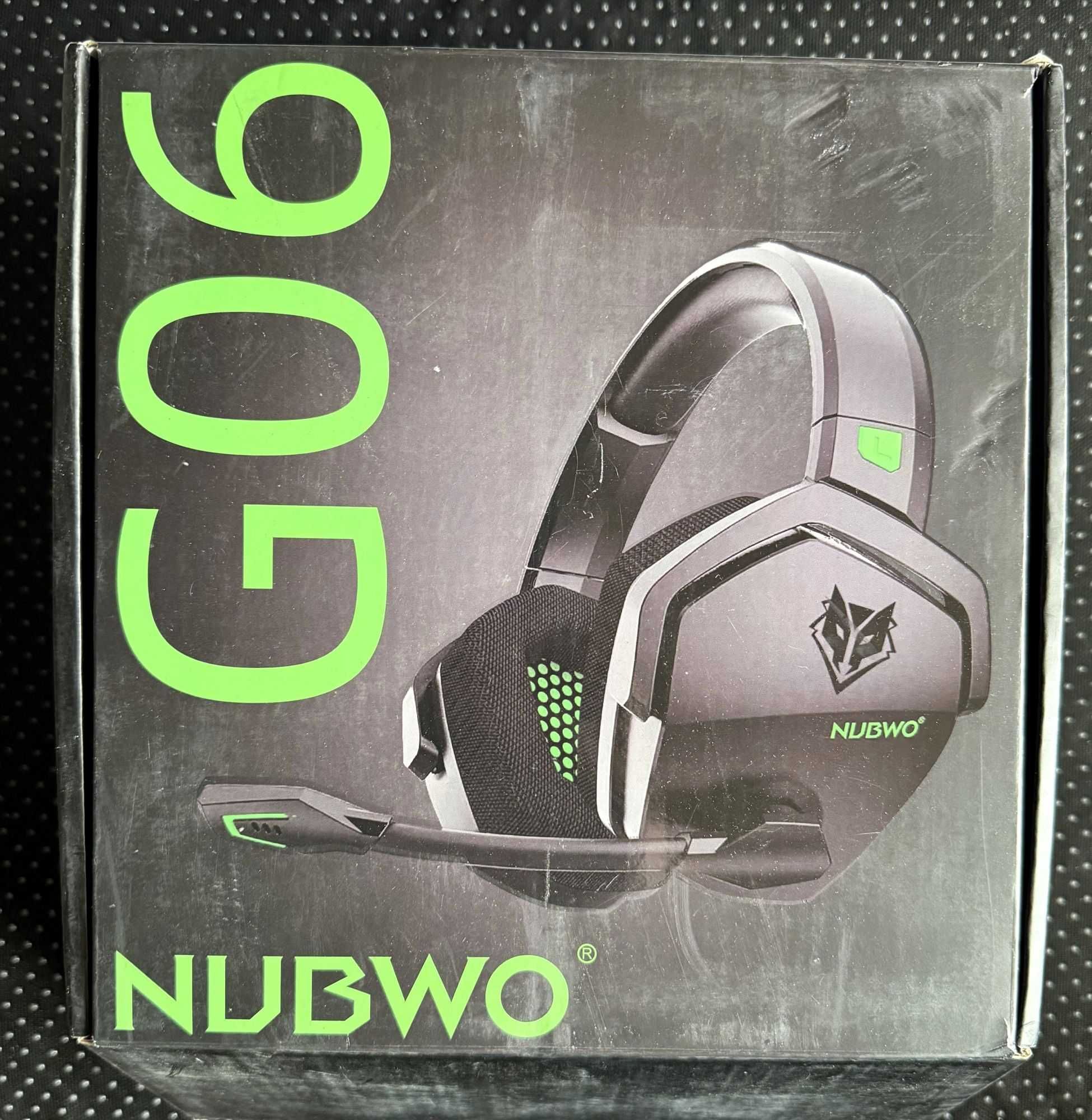 NUBWO G06 Bezprzewodowy zestaw słuchawkowy do gier PS5 PS4 PC Nintendo