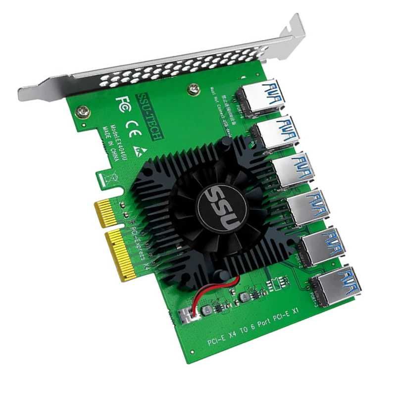 Riser райзер PCI-e x1 to x16 ver.010X, мультипликатор и переходник M.2