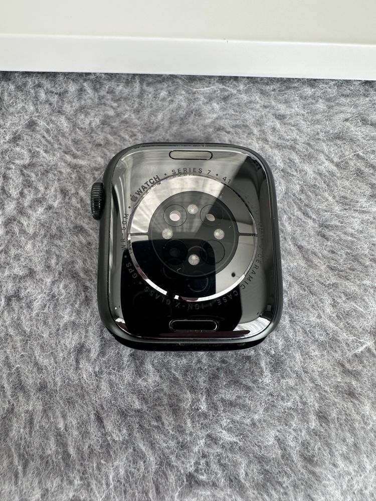 Apple Watch Series 7 GPS 41mm Green Aluminum Case Green Band MKN03