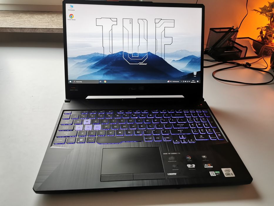 Laptop Gamingowy ASUS TUF F15 FX506L GTX1650 SSD500 144HZ 8GB RAM RGB