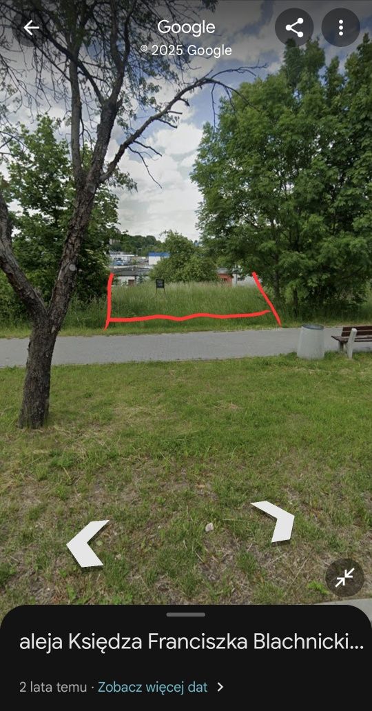 Wynajmę / wydzierżawię działkę usługową 279m2, Sosnowiec, ul. Blachnic