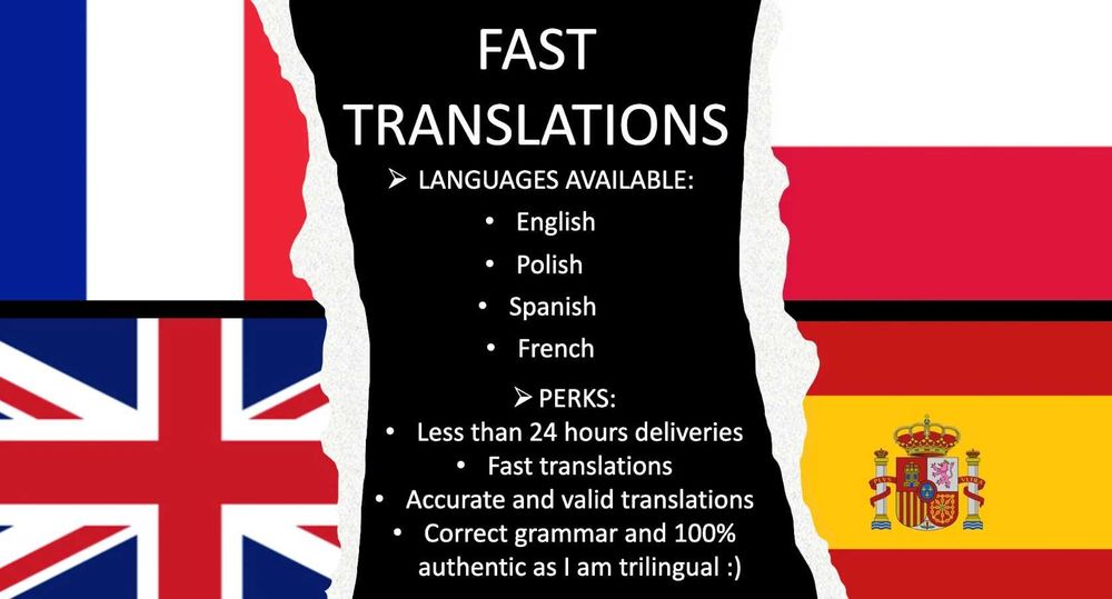 Tłumaczenia ogólne i literackie wysokiej jakości