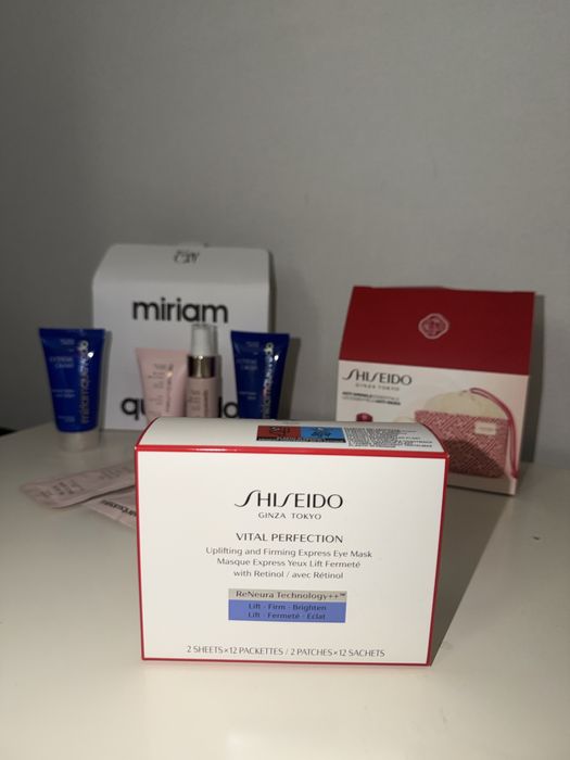 Подтягивающая и укрепляющая маска для кожи вокруг глаз Shiseido Vital