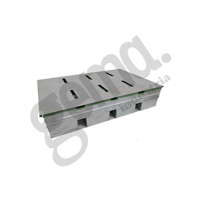 Conjunto 4 formas industriais padaria / pão forma