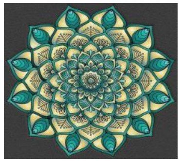 Diamentowa mozaika 7d mandale haft diamentowy kol