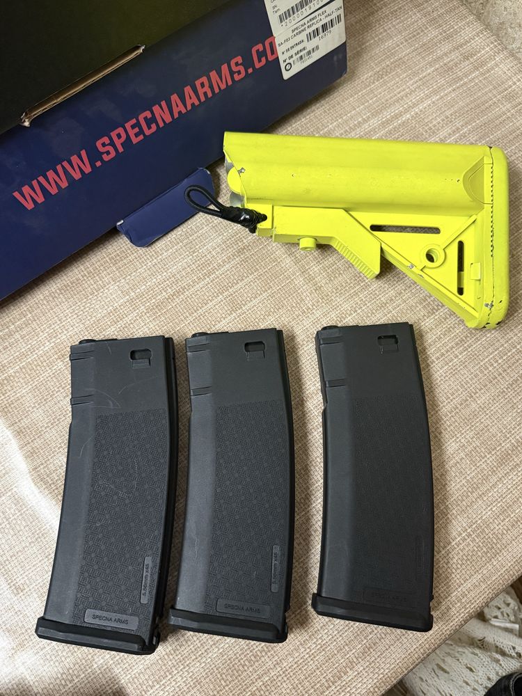 Arma de Airsoft HK / EXTRAS