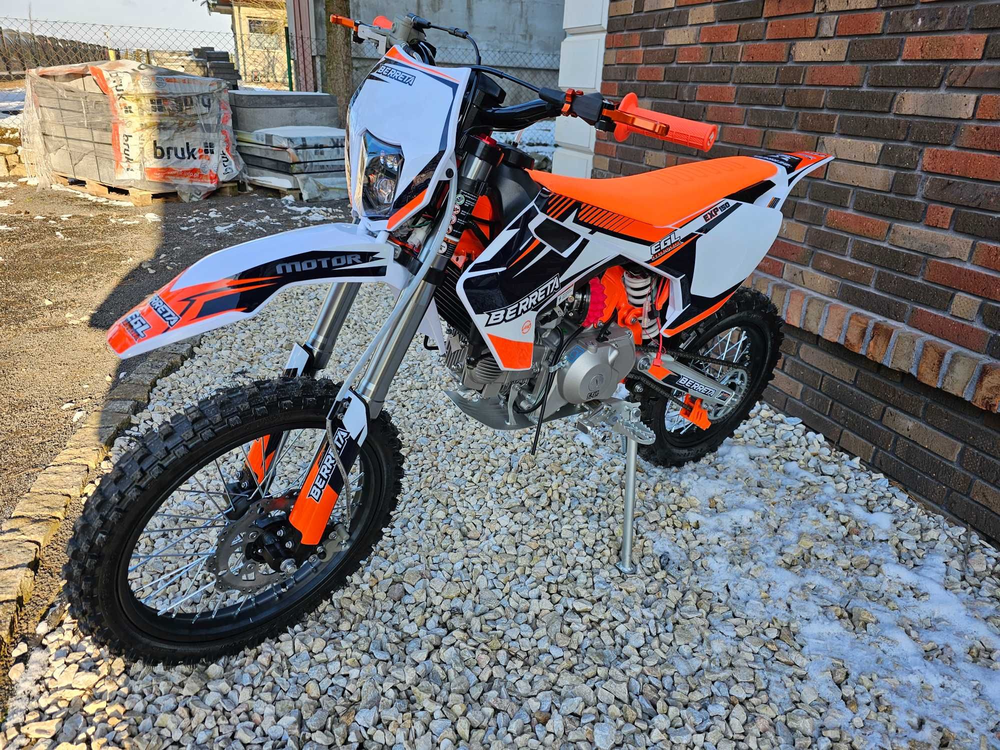 Cross berreta 150cc 17/14 e-starter full opcja RATY DOWÓZ KXD KROS 125
