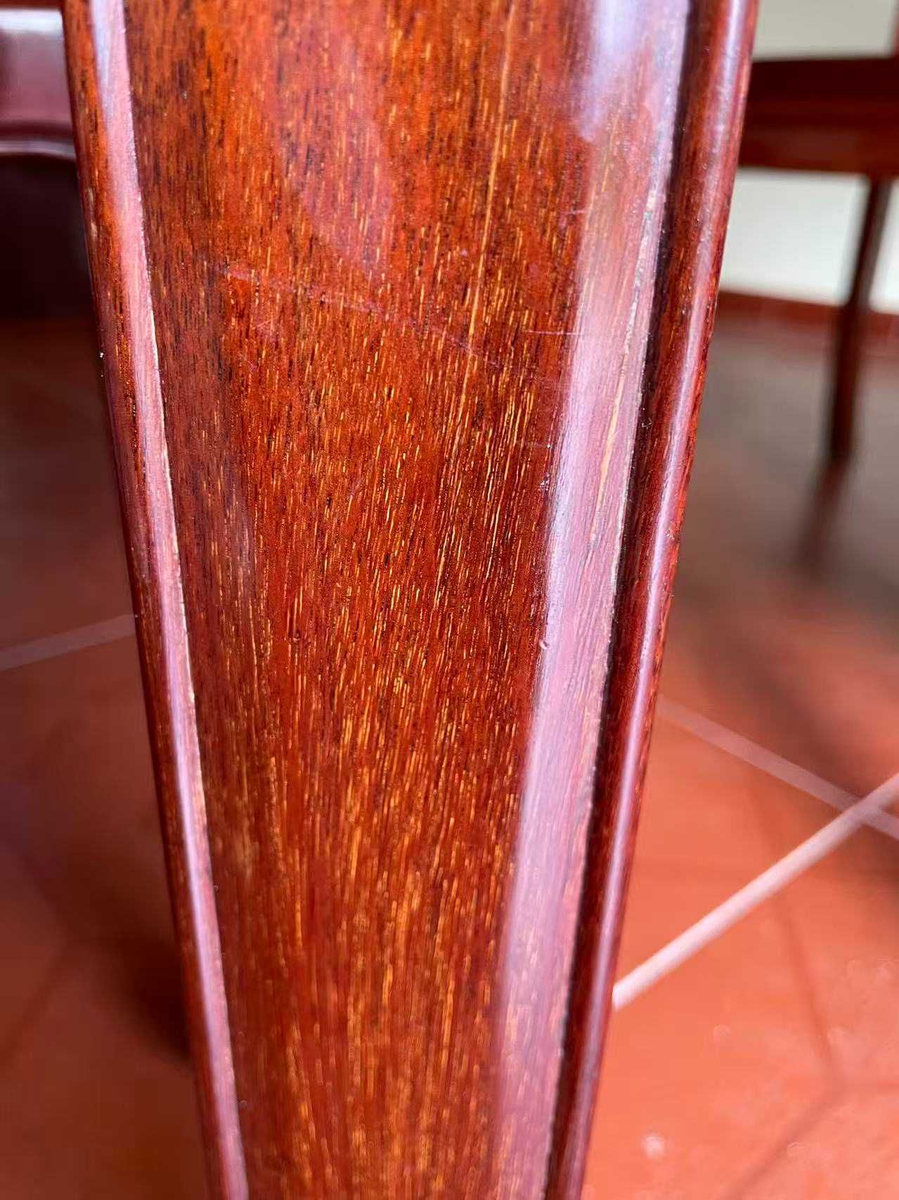 Conjunto de móveis chineses em pau-rosa (8 peças) – alta qualidade