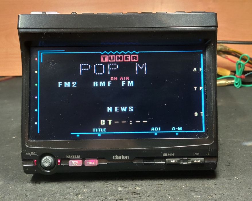 CLARION VRX 653 R radio monitor 1 din