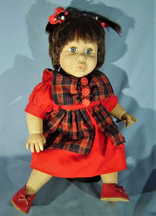 Лялька кукла дівчинка характерна як сонечко зростом 38 см у черевичках