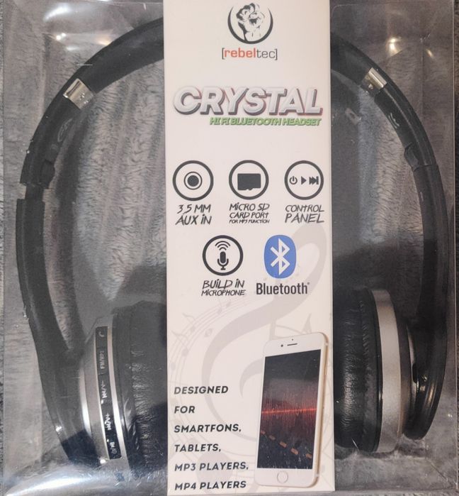 Słuchawki nauszne REBELTEC Crystal Bluetooth