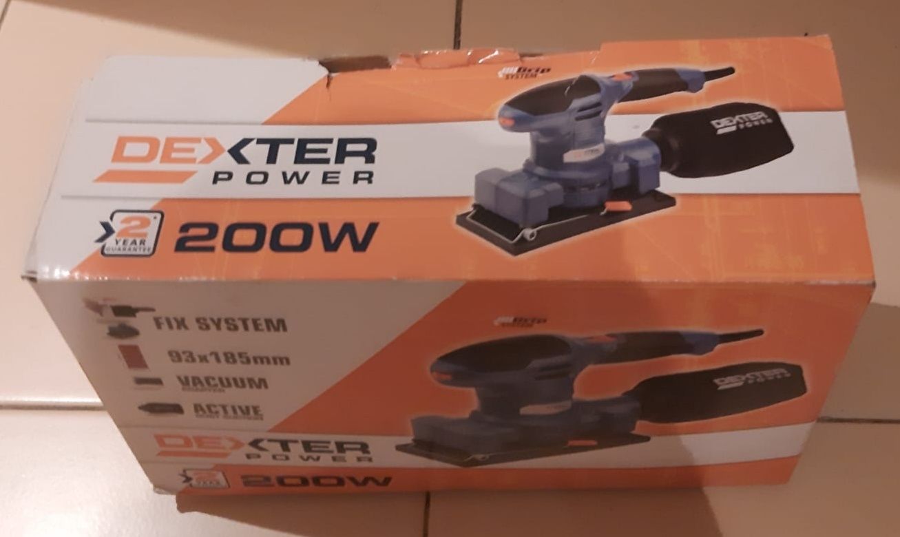 Lixadora orbital 200 W 93x185 mm Dexter
