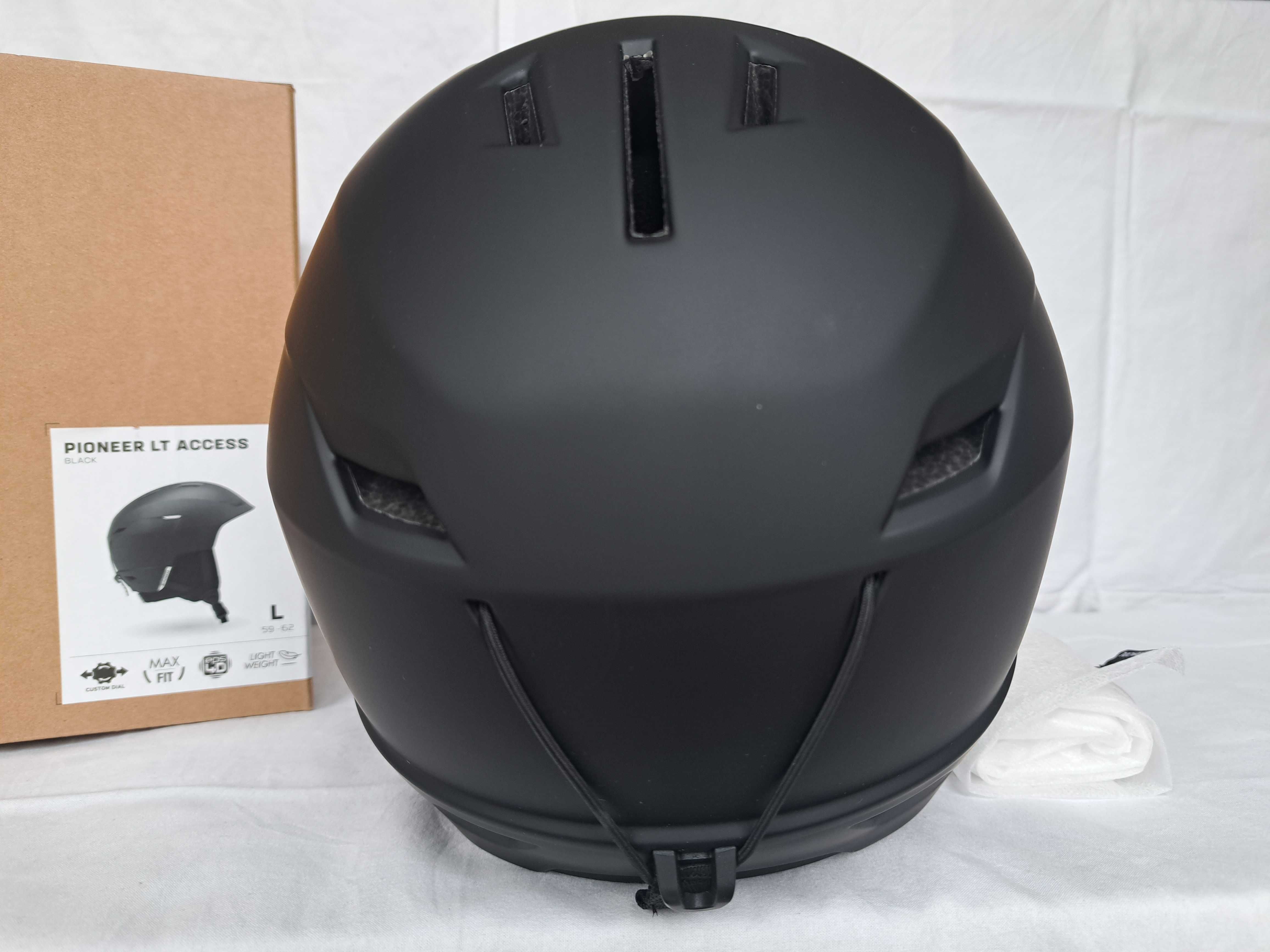 Kask narciarski Salomon Pioneer LT Access Black L 59-62cm