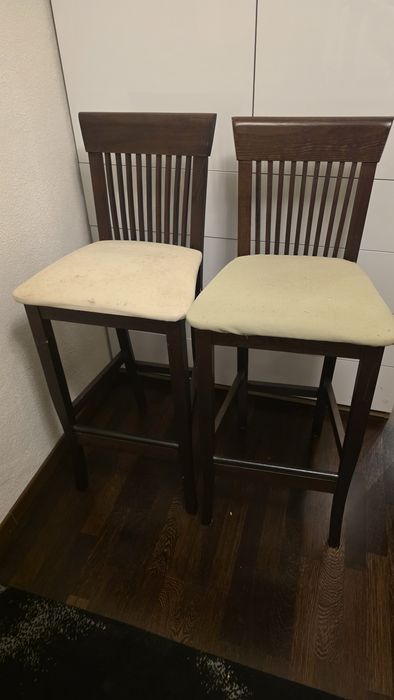 Krzesła wysokie - barowe 2 szt.