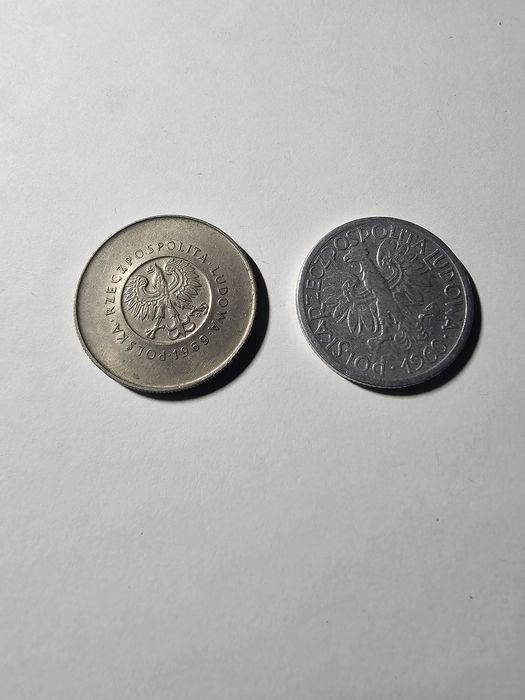 Monety rok 1960 i 1969 całość za 31 zł