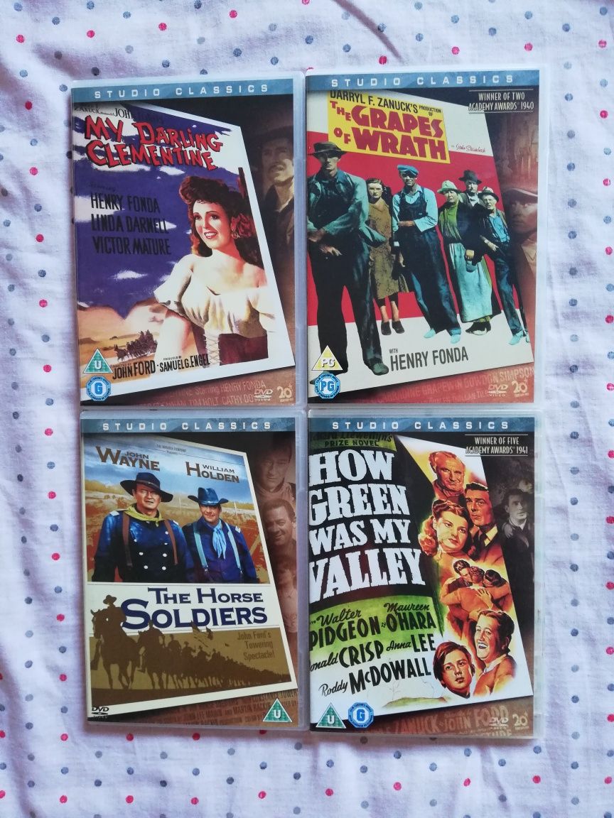 Colecção de 4 filmes clássicos de John Ford (portes grátis)