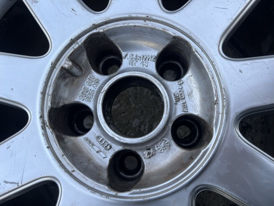 Диски Audi Оригінал R17 Р17 5х112 5*112 ET43 7.5J 5x112 VAG