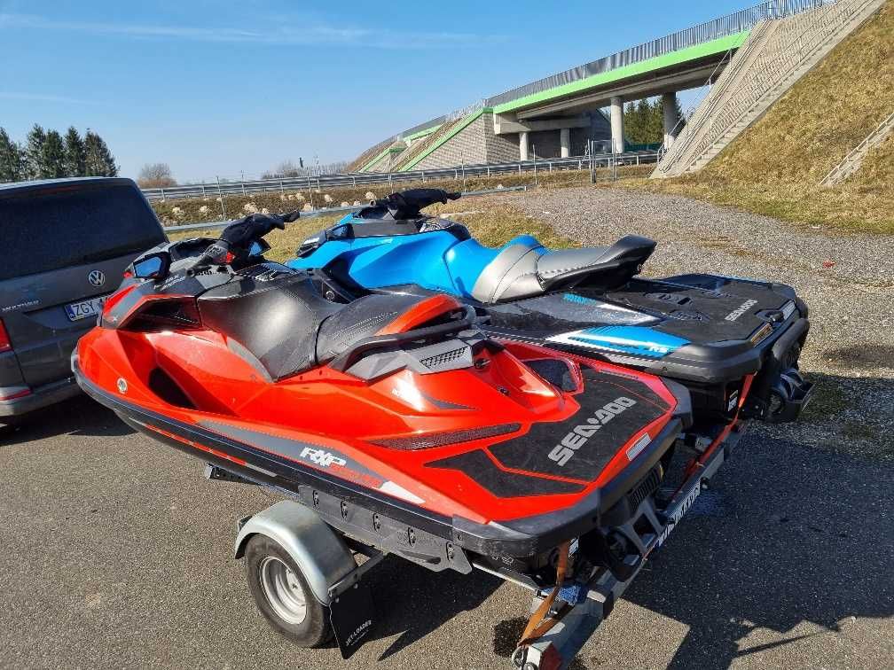 przyczepa na 2 skutery wodne JET LADER hamulec najazdowy ocynkowana
