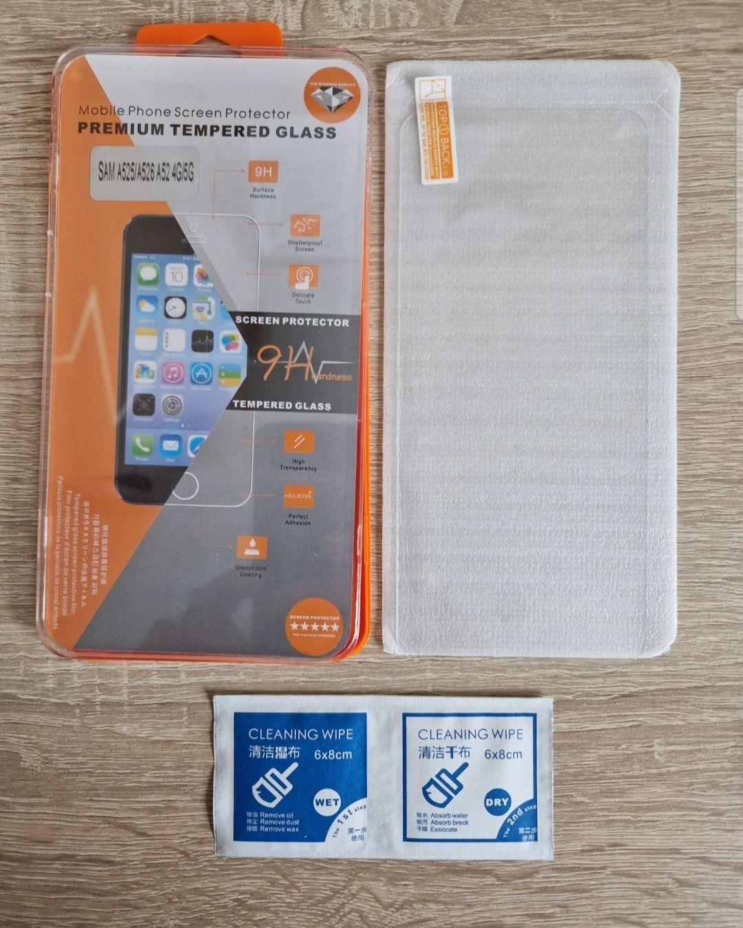 Etui do telefonu SAMSUNG A52/A52S Antishock + szkło 9h Orange