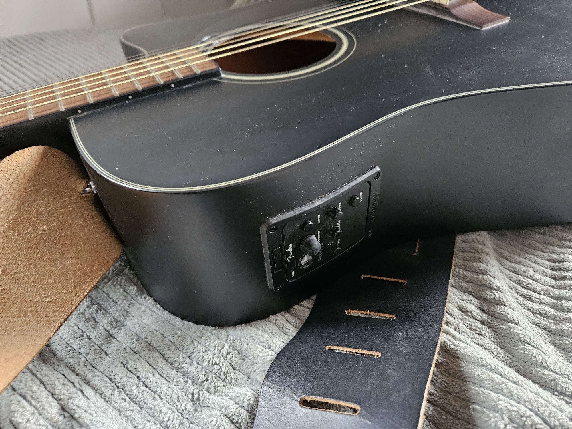 Gitara elektroakustyczna Fender CD-140SCE BK Satin