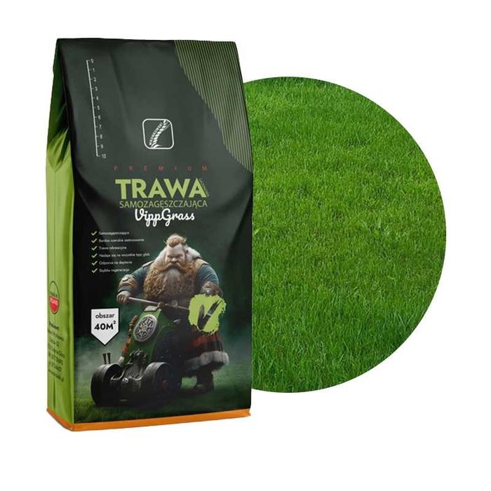 TRAWA ogrodowa VIPPGRASS PREMIUM 5kg intensywne użytkowanie