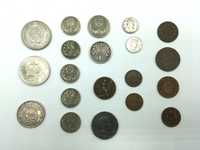 Moedas antigas e raras 50 centavos/ 1 escudo entre outras
