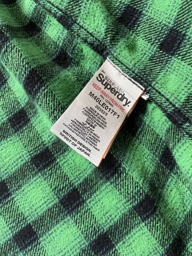 Сорочка чоловіча унісекс бавовняна SuperDry