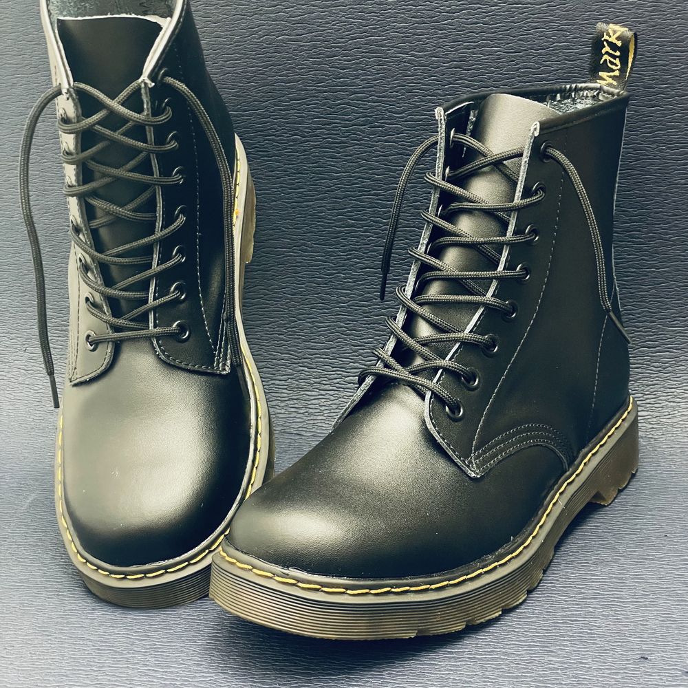 Glany botki Dr Martin traperki gotyckie unisex punk emo kozaczki