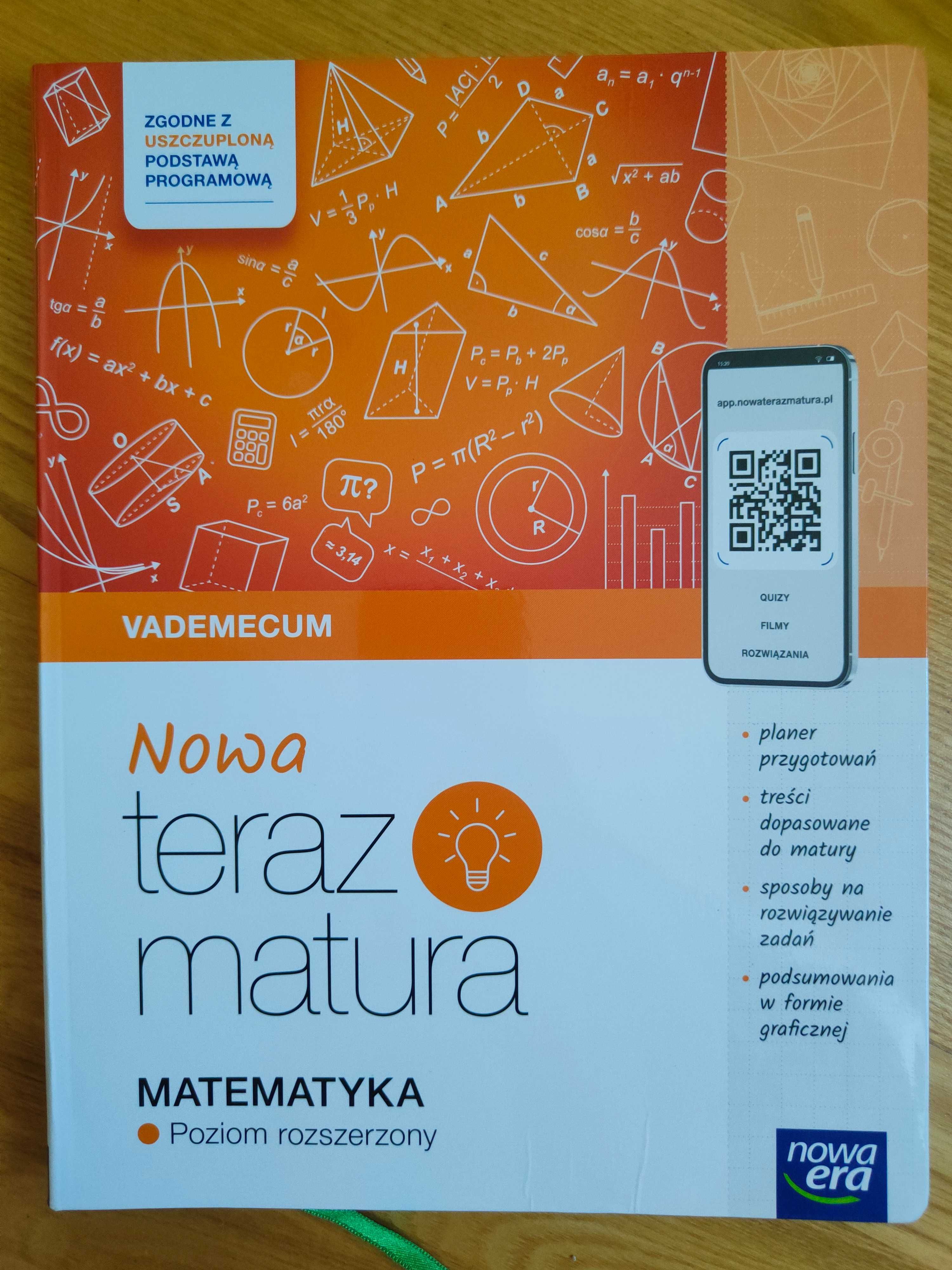 NOWA teraz matura Vademecum matematyka Poziom rozszerzony