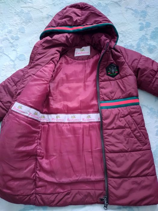 Дитяча зимова куртка-пальто Barbarris на Thinsulate р. 134