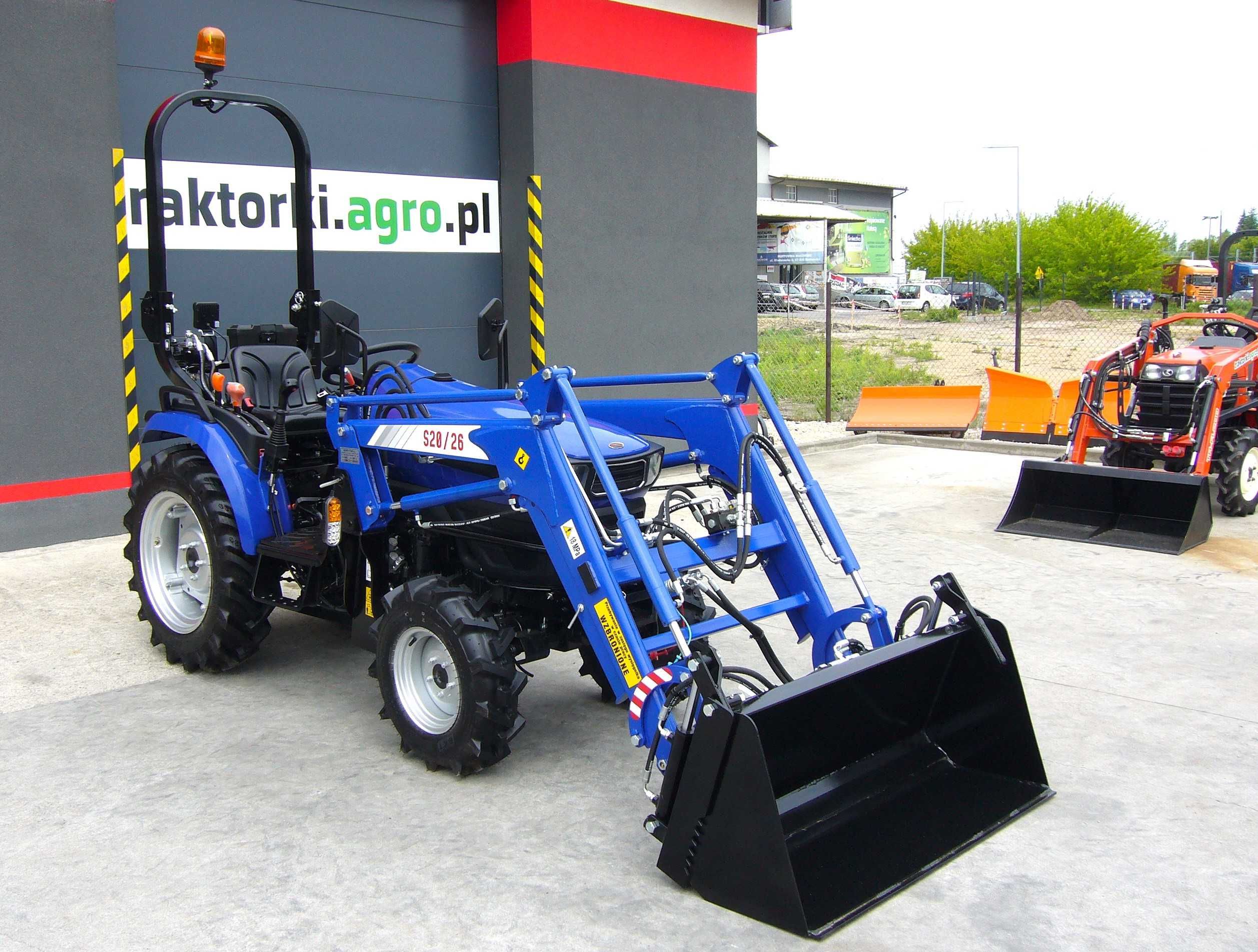 Mini Ciągnik Kompaktowy FARMTRAC 26 z TUR, 25KM, traktorkiagropl
