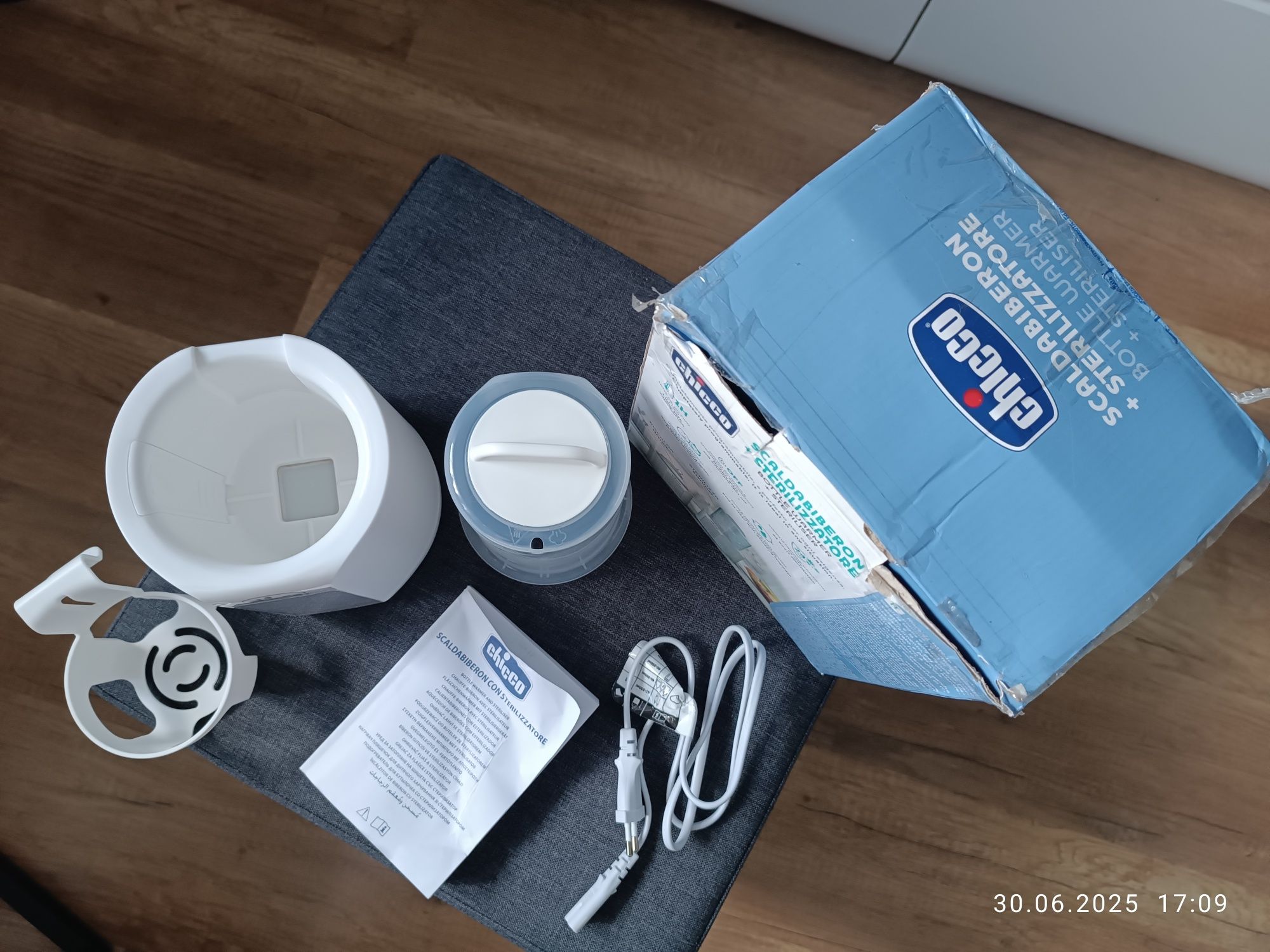 Chicco - 2w1 sterylizator & podgrzewacz