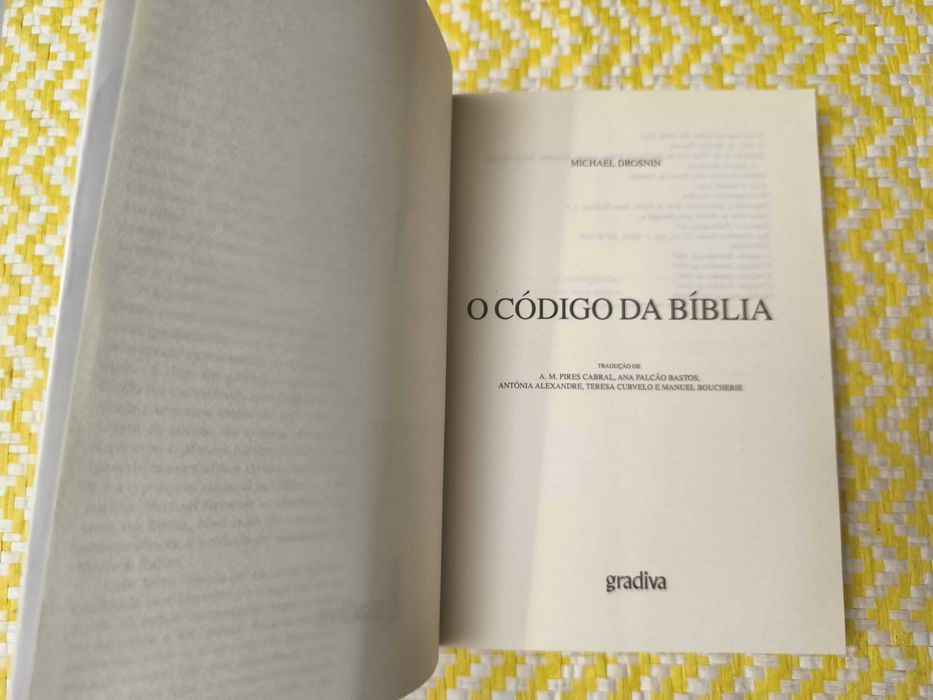 O CÓDIGO DA BÍBLIA
de Michael Drosnin