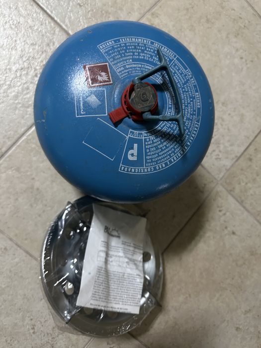 Botija camping gás e boca de fogão novo campismo