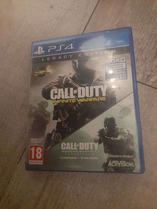 Gra na ps4 call of duty infinite warfare i modern warfare remastered